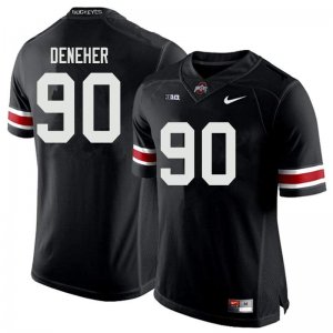 Men's Ohio State Buckeyes #90 Jack Deneher Black Nike NCAA College Football Jersey November CPJ8444XO
